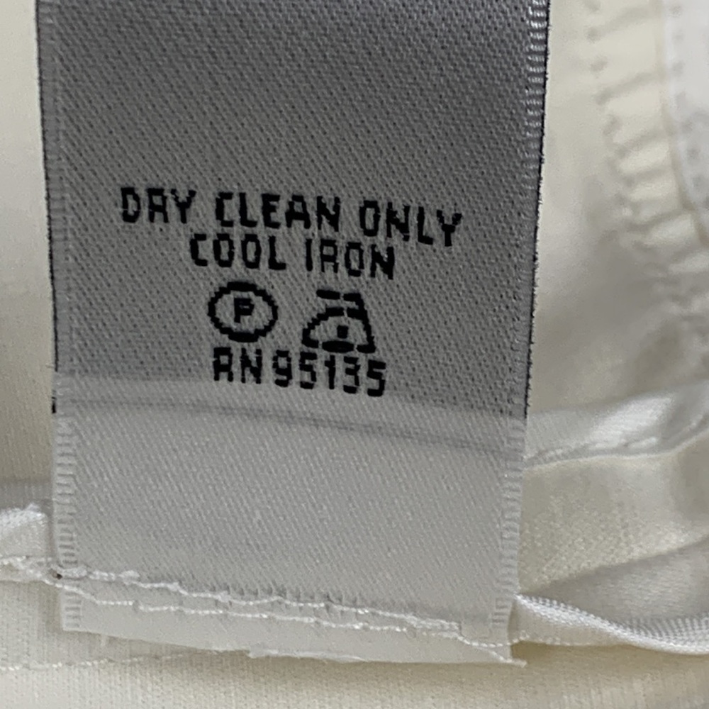 Lafayette 148 cream cotton jacket sz 4 - Picture 6 of 6